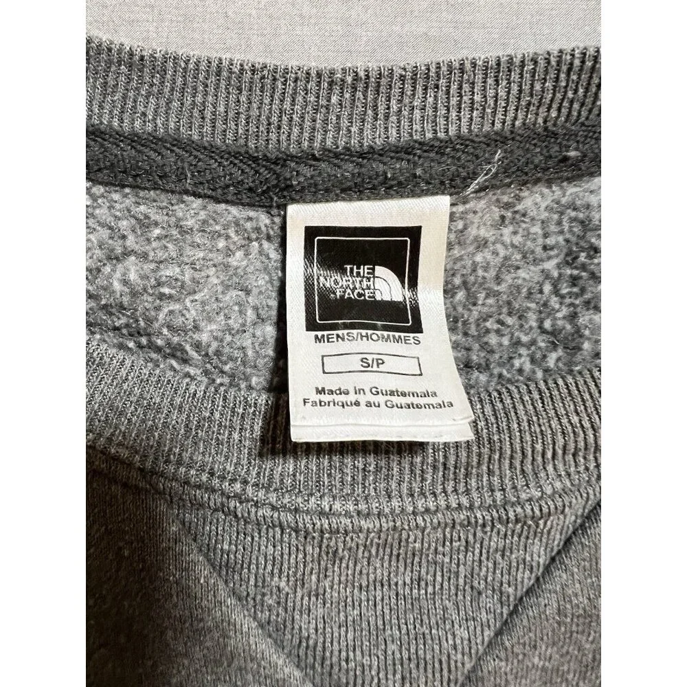 The North Face Sweatshirt Men's Small Gray Vintage Since 1968‎ Logo Pullover